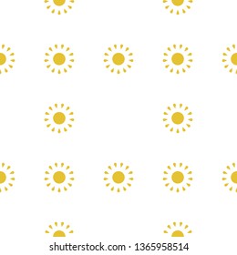 Sun seamless pattern background. For textile and fabric, cover, print on clothes. Ether sign. 