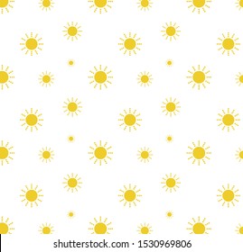  sun seamless  pattern. colorful cartoon texture for kids.  pattern for children. Background