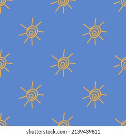 Patrón sin soldadura. Fondo de estilo escandinavo. Ilustración vectorial para el diseño de tela, papel de regalo, ropa de bebé, textiles, tarjetas.