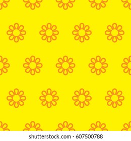 sun seamless pattern, vector background, summer theme