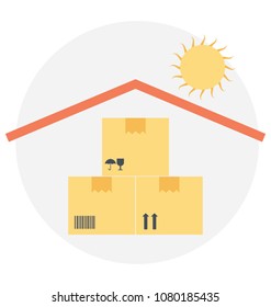 
Sun security on delivery boxes concept of keep away from sunlight
