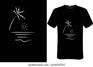 Sun set | hand drawing | unisex t-shirt design, this design for print-on-demand t-shirt printing businesses and to upload online stores as well. It's 100% royalty free.100% editable  


