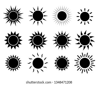 Sun Set icon logo