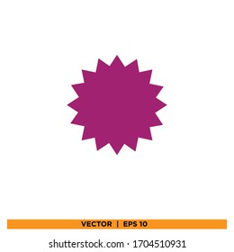 sun shape icon vector design illustration 