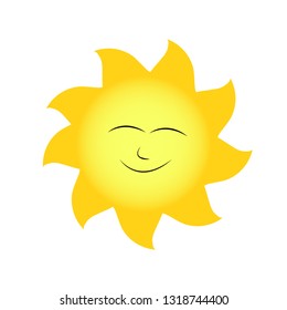 sun shape in summer