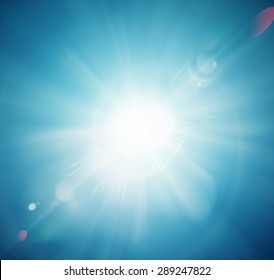 Sun Shine, Abstract Background, Eps 10