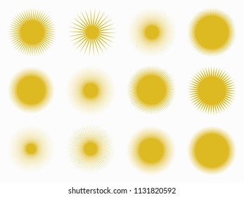 Sun shine. Sun beams.