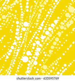 Sun shine joyful summer seamless pattern. Modern dynamic abstract repeatable motif in summer sunny color. Vector illustration for surface design, fabric, wrapping paper, background.