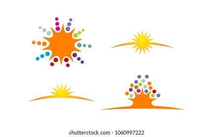 Sun Shine Logo Template