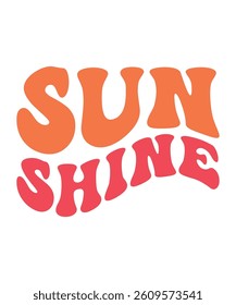 Sun shine Retro Summer Bundle, Summer, Beach, Summertime, Funny Beach Quotes, Summer Quotes, files for cricut, Bundle