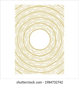 Sun shine. Sun strips abstract drawing background. Hand drawn concentric pattern. Part of set.