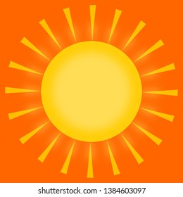 sun shines bright in the summer logo design
