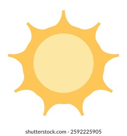 the sun Shining Sun Illustration