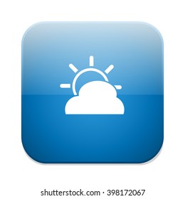 Sun sign icon.