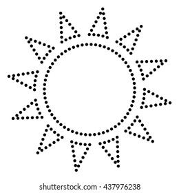 Sun sign illustration