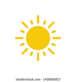 Sun sign symbol icon vector illustration