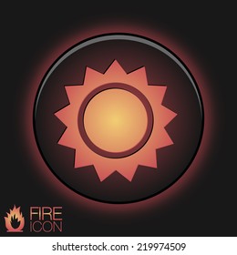 sun sign the weather icon