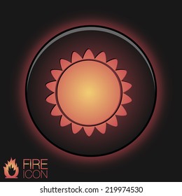 sun sign the weather icon