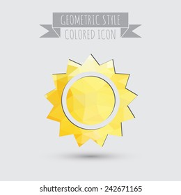 sun sign the weather icon