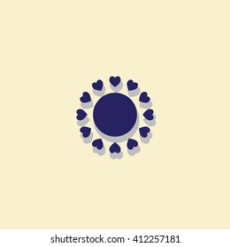 Sun silhouette isolated. Sun and hearts icon sign. Sun icon web. Sun icon element. Sun icon button. Sun icon for internet. Sun icon picture. Sun icon logo. Sun icon with ray. Summer sun icon