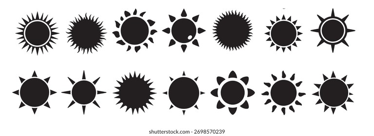 sun silhouette white background vector