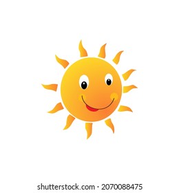 Sun smile vector, suitable for web ion, etc.