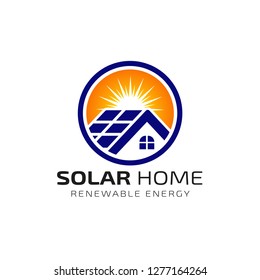 Sun solar energy logo design template. solar tech logo designs