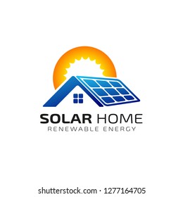 Sun solar energy logo design template. solar tech logo designs