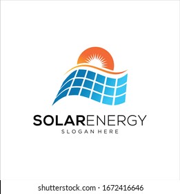 Sun solar energy logo design template. solar tech logo designs, Idea logo design inspiration