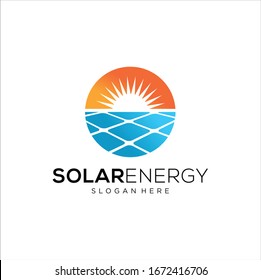 Sun solar energy logo design template. solar tech logo designs, Idea logo design inspiration
