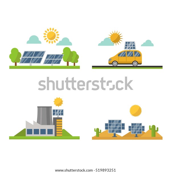 Sun solar energy vector\
set.
