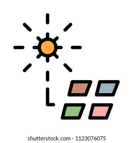 sun solar panel 