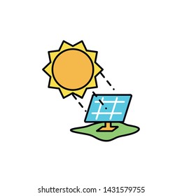 Sun solar panel and sustainability design