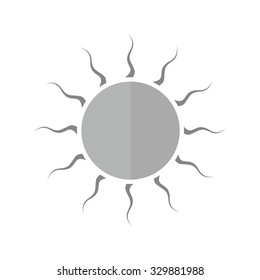 Sun, solar, summer icon vector image. Can also be used for energy and technology. Suitable for web apps, mobile apps and print media.