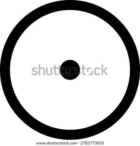Sun, Solar, Unicode Outline Icon
