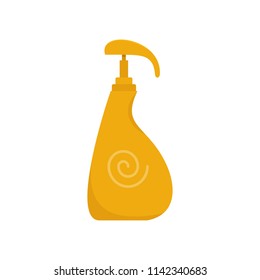 Sun spray icon. Flat illustration of sun spray vector icon for web isolated on white