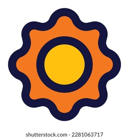 sun springtime season fill icon styles