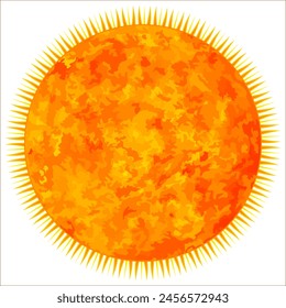 The Sun is the star at the center of the Solar System. It is a massive, hot ball of plasma,