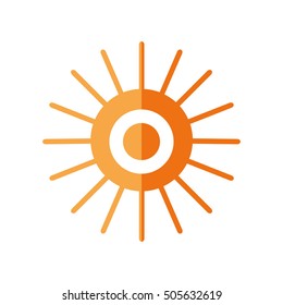 sun star climate isolated icon vector illustration design