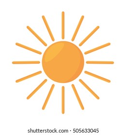 sun star climate isolated icon vector illustration design