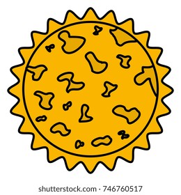 sun star isolated icon