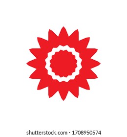 Sun Star logo design vector