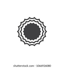 Sun star vector icon. filled flat sign for mobile concept and web design. Solar simple solid icon. Symbol, logo illustration. Pixel perfect vector graphics