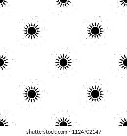 sun and stars icon. Element of Stars icons for mobile concept and web apps. Pattern repeat seamless sun and stars icon can be used for web and mobile apps on white background
