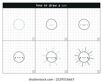 Instrucciones de dibujo de líneas de Vector paso a paso