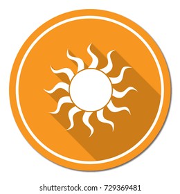 Sun stylized image icon. Vector illustration

