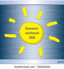Sun summer abstract background