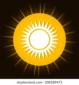 Sun and summer design, vector illustration eps 10.
