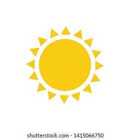 Sun Summer Icon Vector Design Illustration