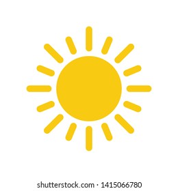 Sun Summer Icon Vector Design Illustration